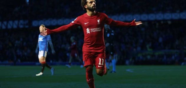 ليفربول يسحق رينجرز بسباعية وهاتريك محمد صلاح في دوري الابطال