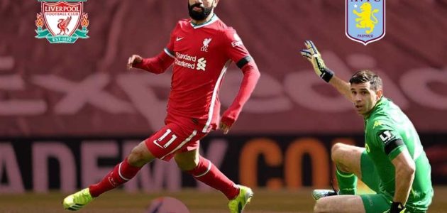 موعد مباراة ليفربول واستون فيلا في الدوري الإنجليزي والقنوات الناقلة